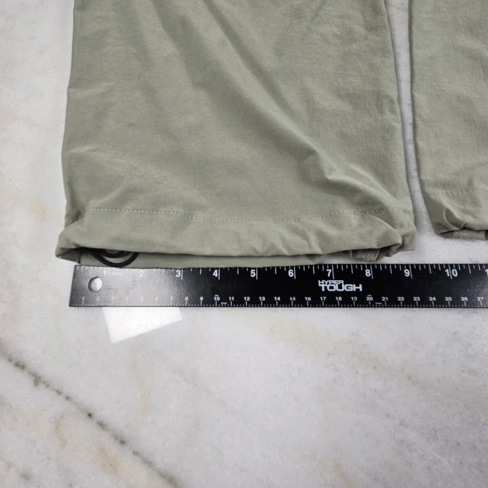 Nike Tech Woven Oversized Pants Mens Small Olive Green Techwear Gorpcore Utility